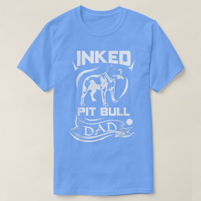 T-shirt Pit Pit Bull Papa PitBull pour les hommes (Design devant)