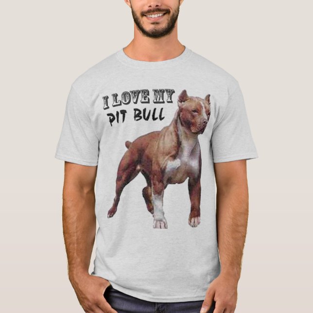 T-shirt pitbull (Devant)