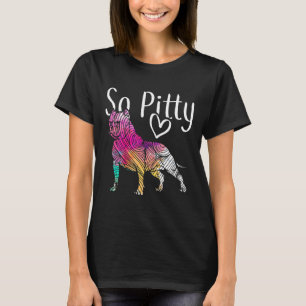 T-shirt Pitbull à l'aquarelle tellement pitoyable Amoureux