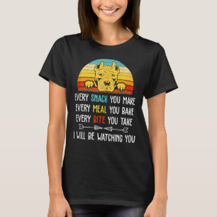 T-shirt Pitbull Chaque Snack Que Vous Faites Chaque Repas