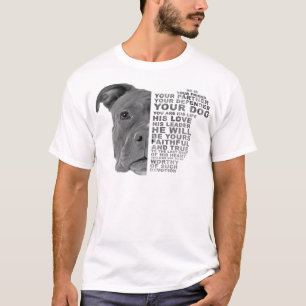 T-shirt Pitbull Chien Il Est Votre Ami Votre Partenaire Vo