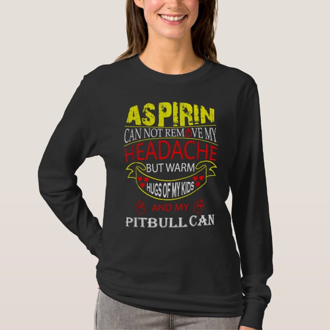T-shirt Pitbull Drôle Pour Pit Bull Chien Aimant Maman Pap (Devant)