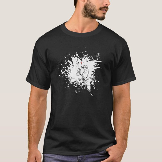 T-shirt Pitbull Funny Pitbull Amoureux des chiens (Devant)