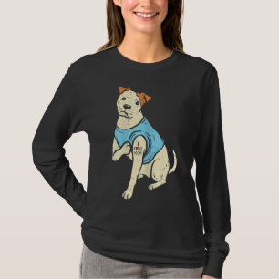 T-shirt Pitbull I Love Maman Tattoo Pittie Dog