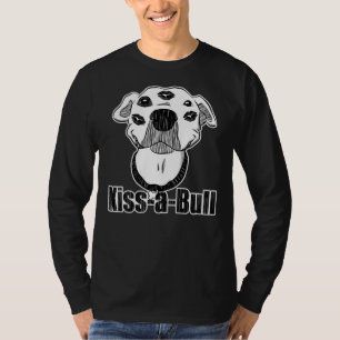 T-shirt Pitbull Kiss A Bull Kissable