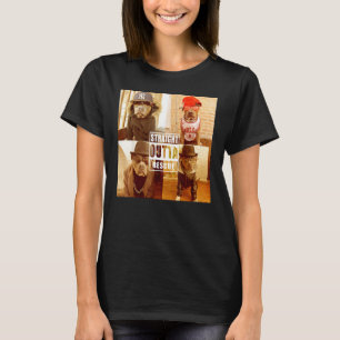 T-shirt Pitbull Love Straight Outta Secourir Funny Pit Bul