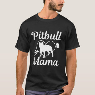T-shirt Pitbull Mama Pitbull Maman Funny mignon Chien Mère