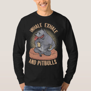 T-shirt Pitbull Maman Pour Les Amateurs De Yoga