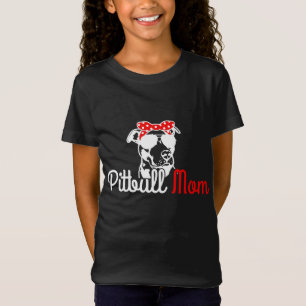 T-Shirt Pitbull Maman Vintage Funny mignon Chien Pitbull M