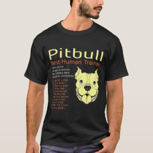 T-shirt Pitbull Meilleur Entraîneur Humain Entraînera N'Im