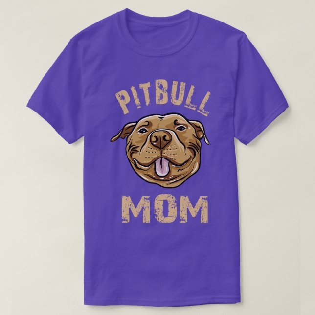 T-shirt Pitbull Mom (Design devant)