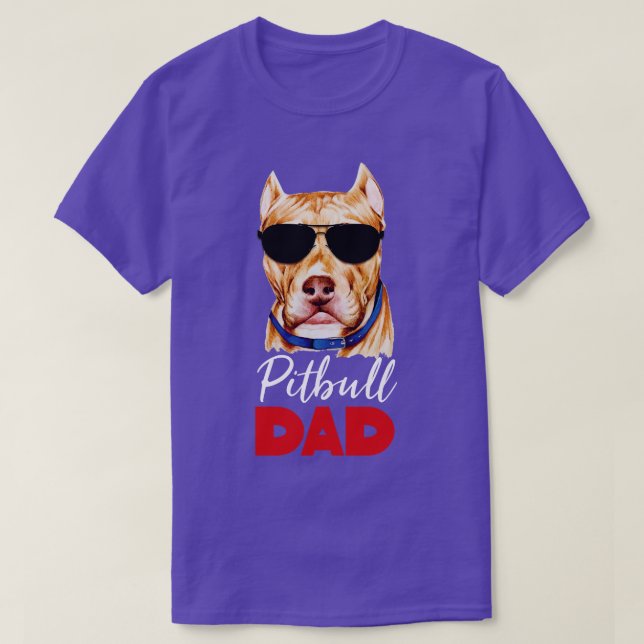 T-shirt Pitbull Papa (Design devant)