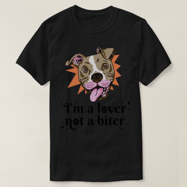 T-shirt Pitbull Pit Bull Chien Terrier Pitbulls American B (Design devant)