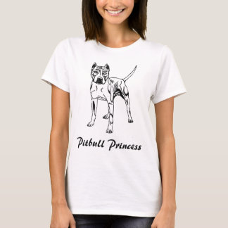 T-SHIRT PITBULL PRINCESS WOMENS SHIRT