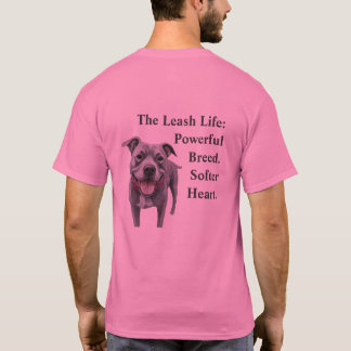 T-shirt Pitbull : Race Puissante. Cœur Plus Tendre.