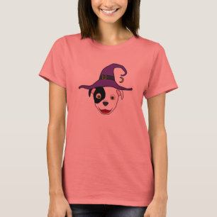 T-shirt Pitbull repéré avec le casquette de sorcière