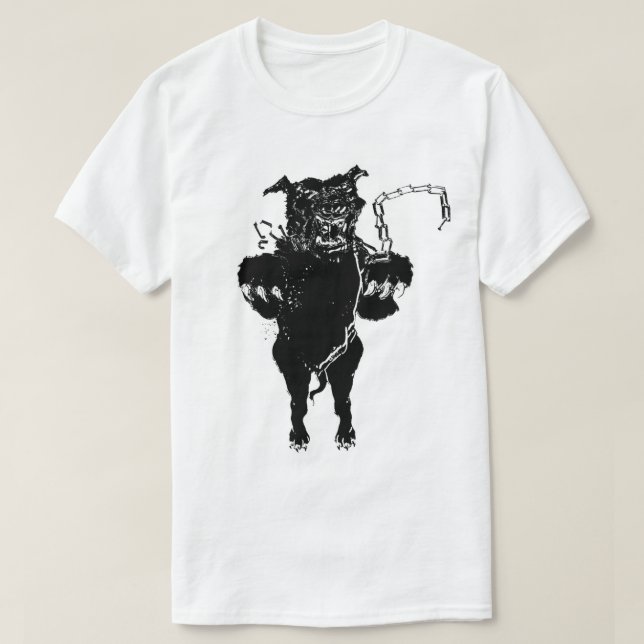 T-shirt Pitbull Thuggin (Design devant)