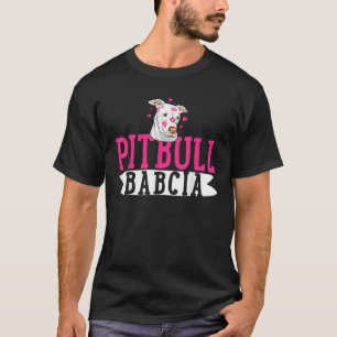 T-shirt Pitbulla Babcia Pit Bull Terrier Chien Pibble Mère