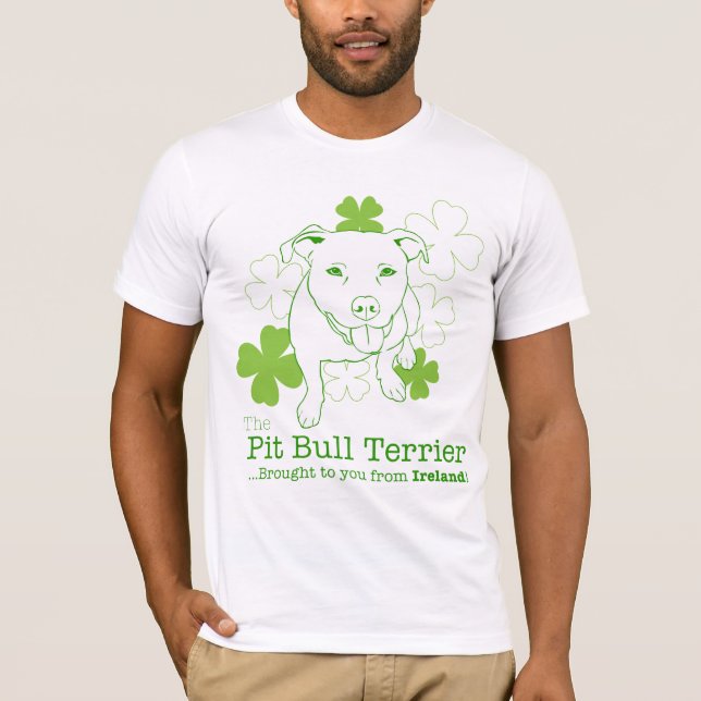 T-shirt Pitbulls… apportés à vous d'Irlande ! (Devant)