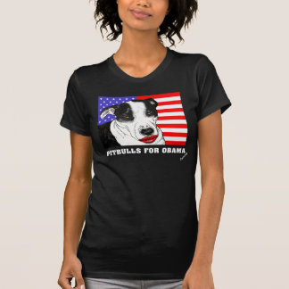 T-SHIRT PITBULLS POUR OBAMA 2008