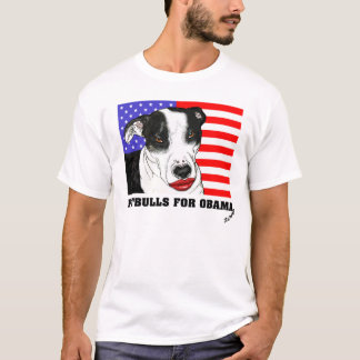 T-shirt Pitbulls pour Obama 2008