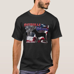 T-shirt Pitbulls pour Obama, Anti-BSL ami