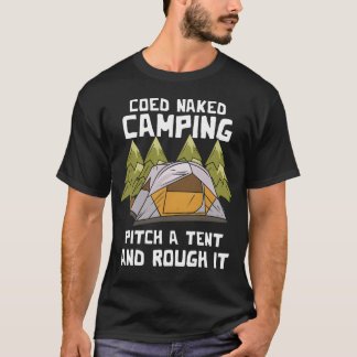 T-shirt Pitch Aent Naked Camping vintage