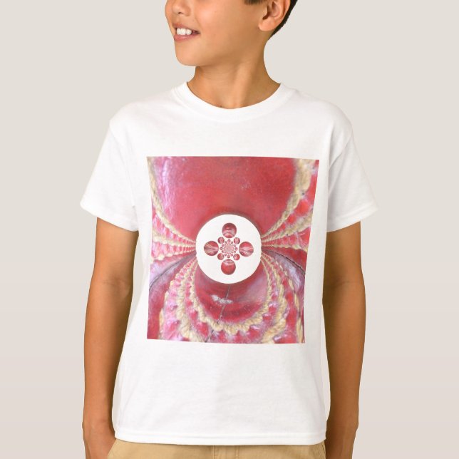 T-shirt Pitch Kaleidoscope : Le Cricket Balls The Game's H (Devant)