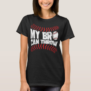 T-shirt Pitcher de baseball Funny Frère Soeur