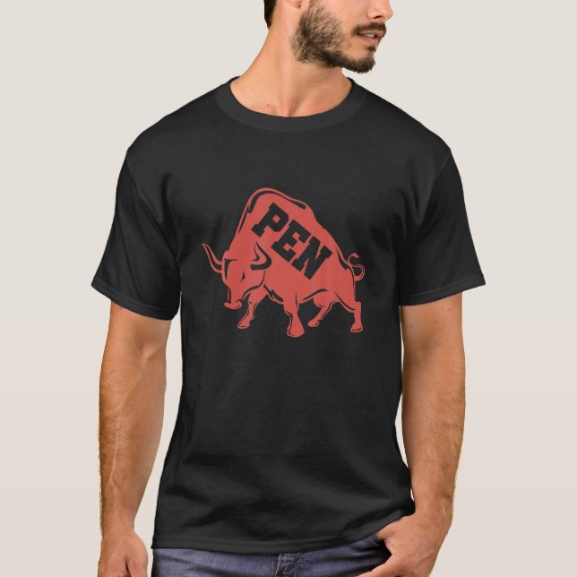 T-shirt Pitcher de secours au stylo de baseball (Devant)