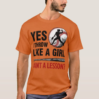 T-shirt Pitcher femme de baseball
