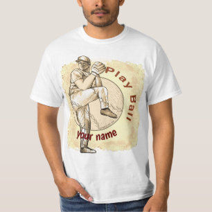 T-shirt Pitcher Play Baseball
