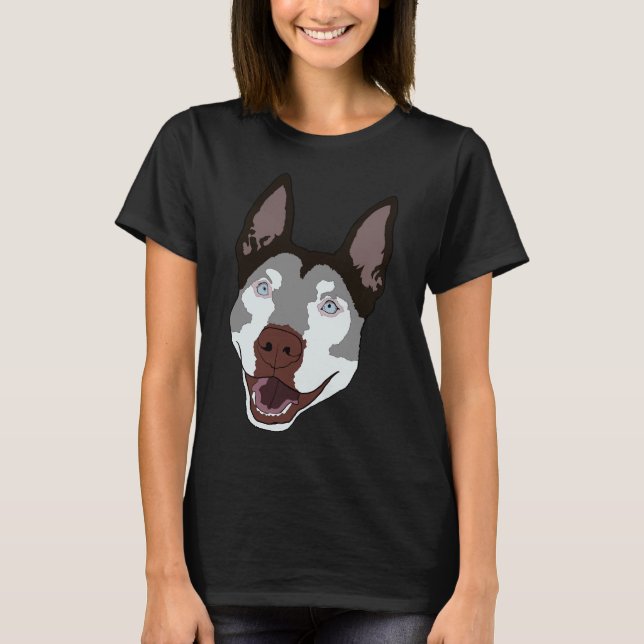 T-shirt Pitsky Pitbull Husky Mix (Devant)