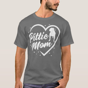 T-shirt Pittie Maman, Dames Grand-mère de chien, Meilleure