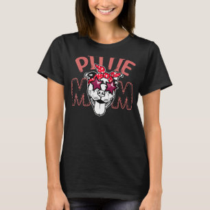 T-shirt Pittie Maman Mignonne Chien Portant Des Lunettes M
