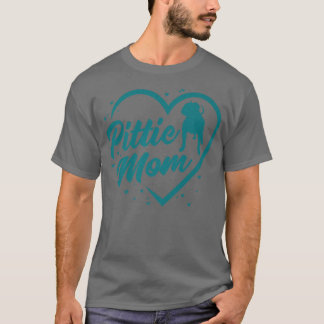 T-shirt Pittie Mom, Ladies Dog Grandma, Best Dog Mom Ever 