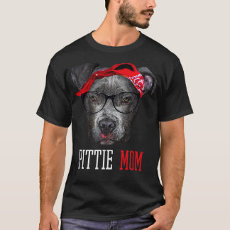 T-shirt Pittie Mom Pitbull Dog Lovers Mothers Day Gift Pre