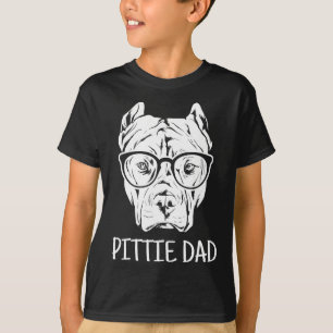 T-shirt Pittie Papa Pitbull Cadeau Amoureux de les chiens