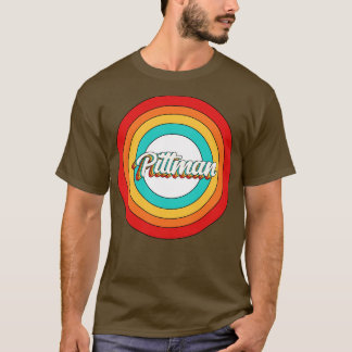 T-shirt Pittman Nom Chemise Vintage Pittman Circle