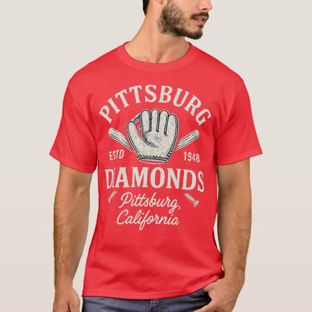 T-shirt Pittsburg Diamonds - California (Devant)