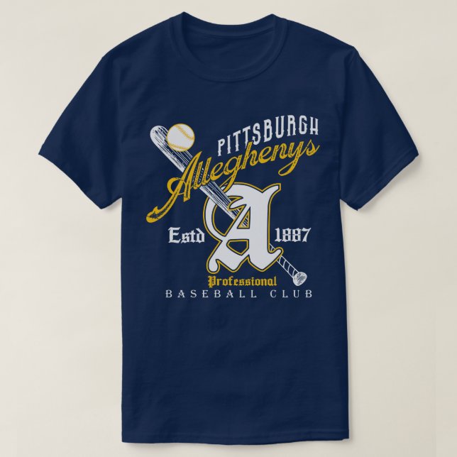 T-shirt Pittsburgh Alleghenys (Design devant)
