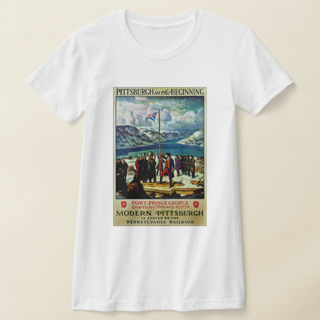 T-shirt Pittsburgh au début (Poser)