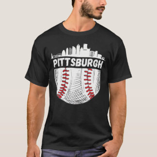 T-shirt Pittsburgh Baseball Skyline Pittsburgh