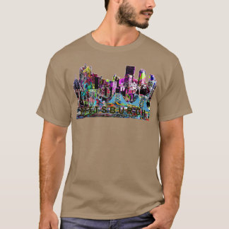 T-shirt Pittsburgh en graffiti