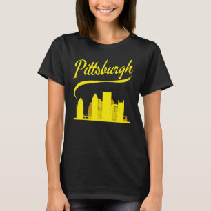 T-shirt Pittsburgh Est Né En Pa De Pgh Pennsylvania Burgh