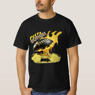 T-shirt Pittsburgh - Football en acier fondu