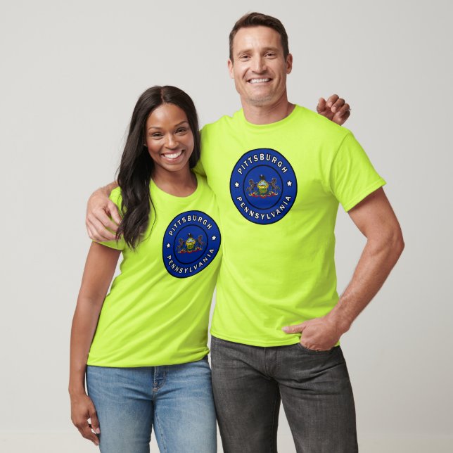 T-shirt Pittsburgh Pennsylvanie (Unisexe)