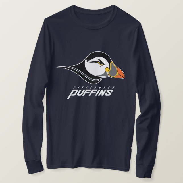 T-shirt Pittsburgh Puffins Classic Logo (Design devant)