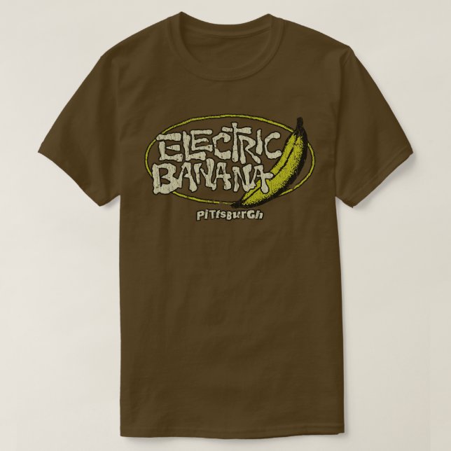 T-shirt Pittsburgh The Electric Banana 1977 (Design devant)