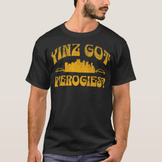 T-shirt Pittsburgh Yinz Funny Yinzer Sl City 412 Pierogies